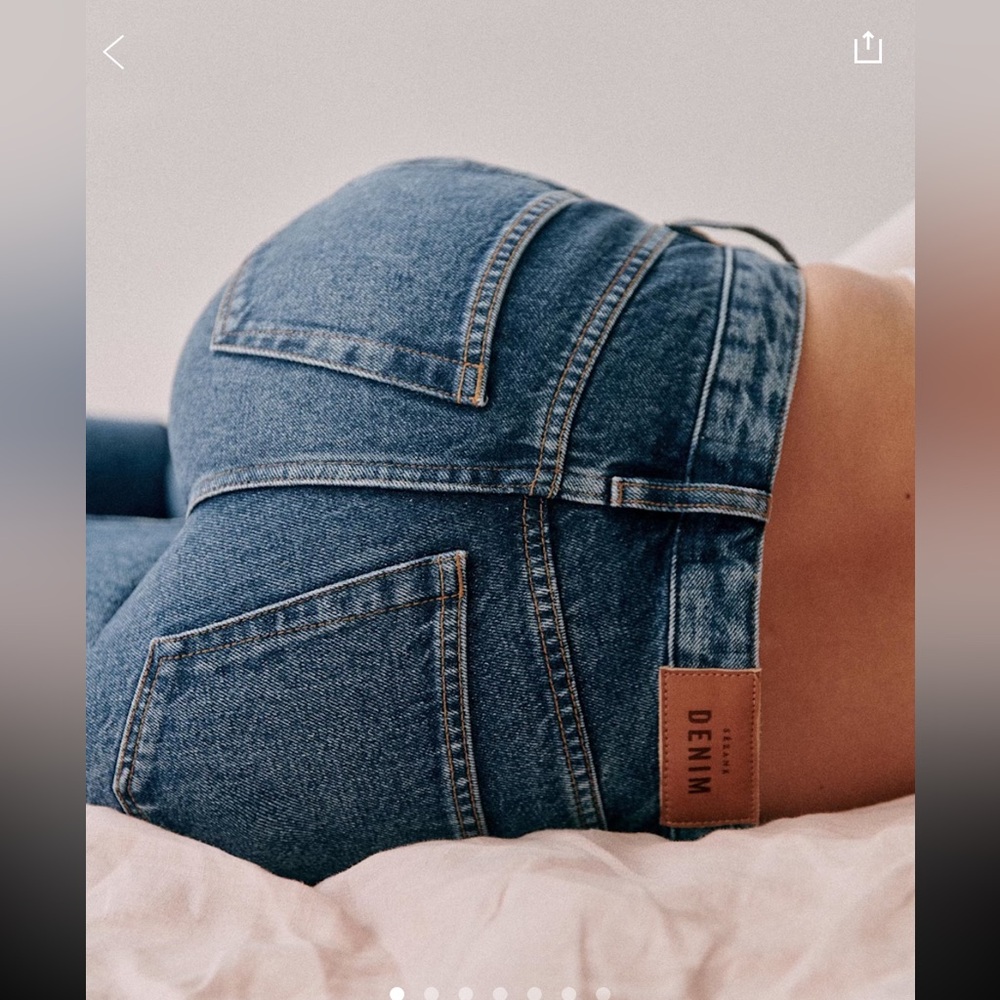 Sézane Classic Blue Denim Jeans (Tall)